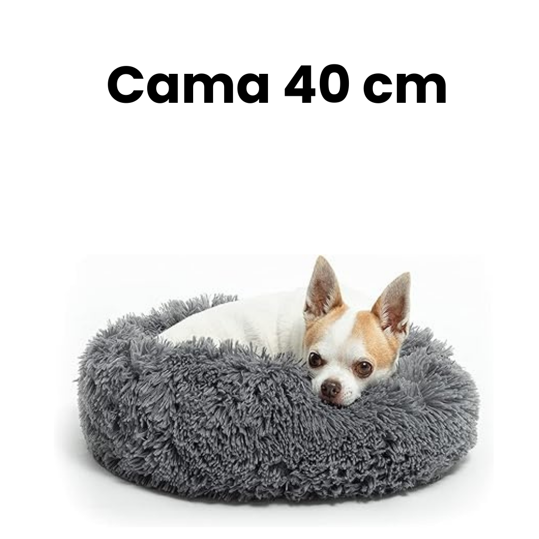 Cama para Mascotas Perro Gato Antiestres Felpa Peluche