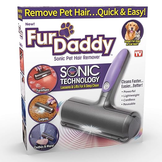 Mascotas Removedor de pelo Fur Daddy luz led