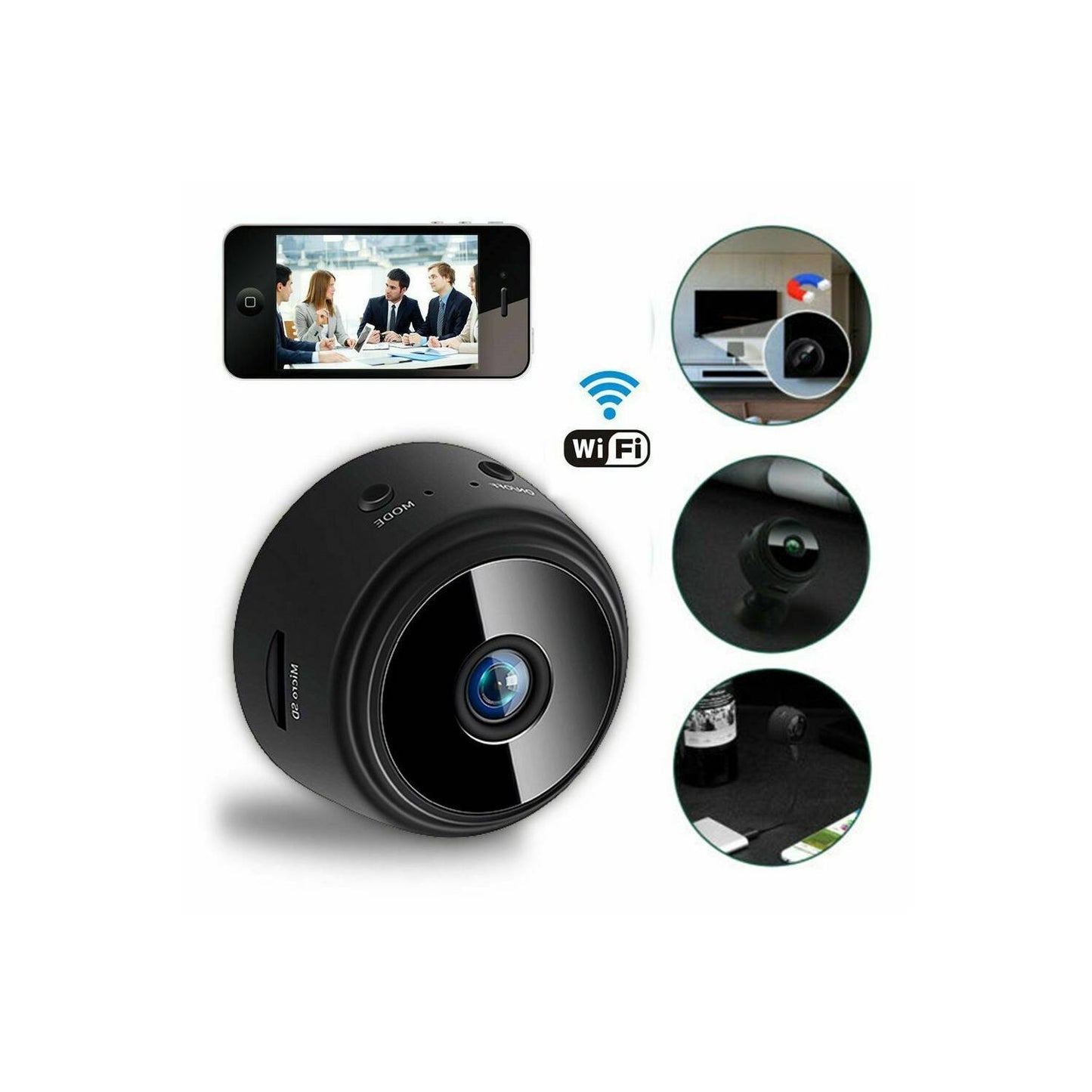 Mini Camara Espia Wifi