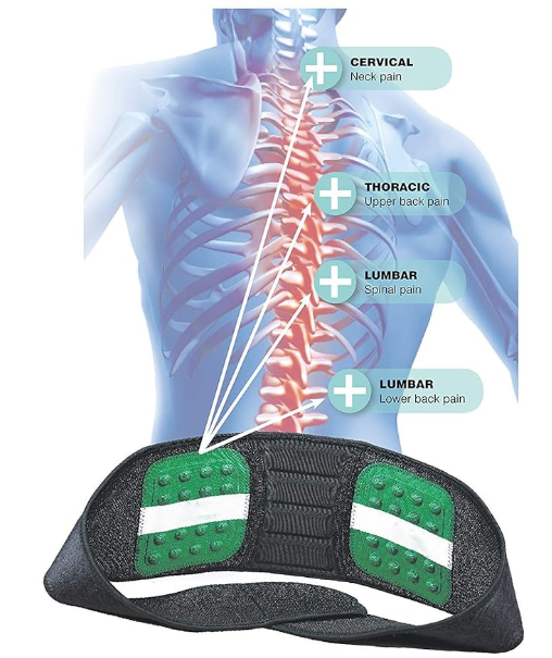 Cinturón de Apoyo a la Cintura y Espalda sin pilas ni imanes